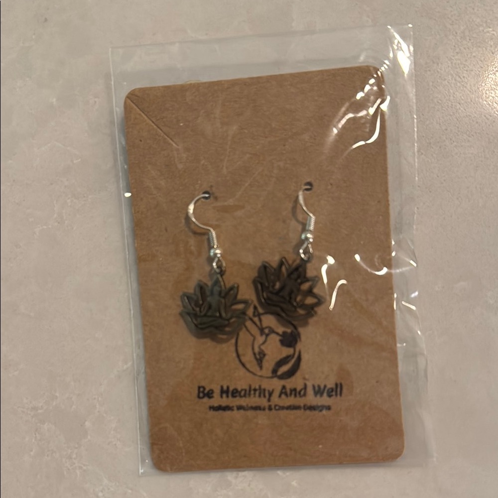 Lotus Flower Earrings
